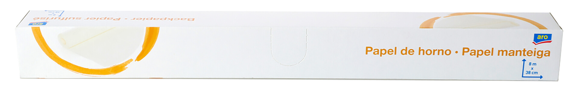 Papel Forno 38cmx8m aro Cx 24 Un