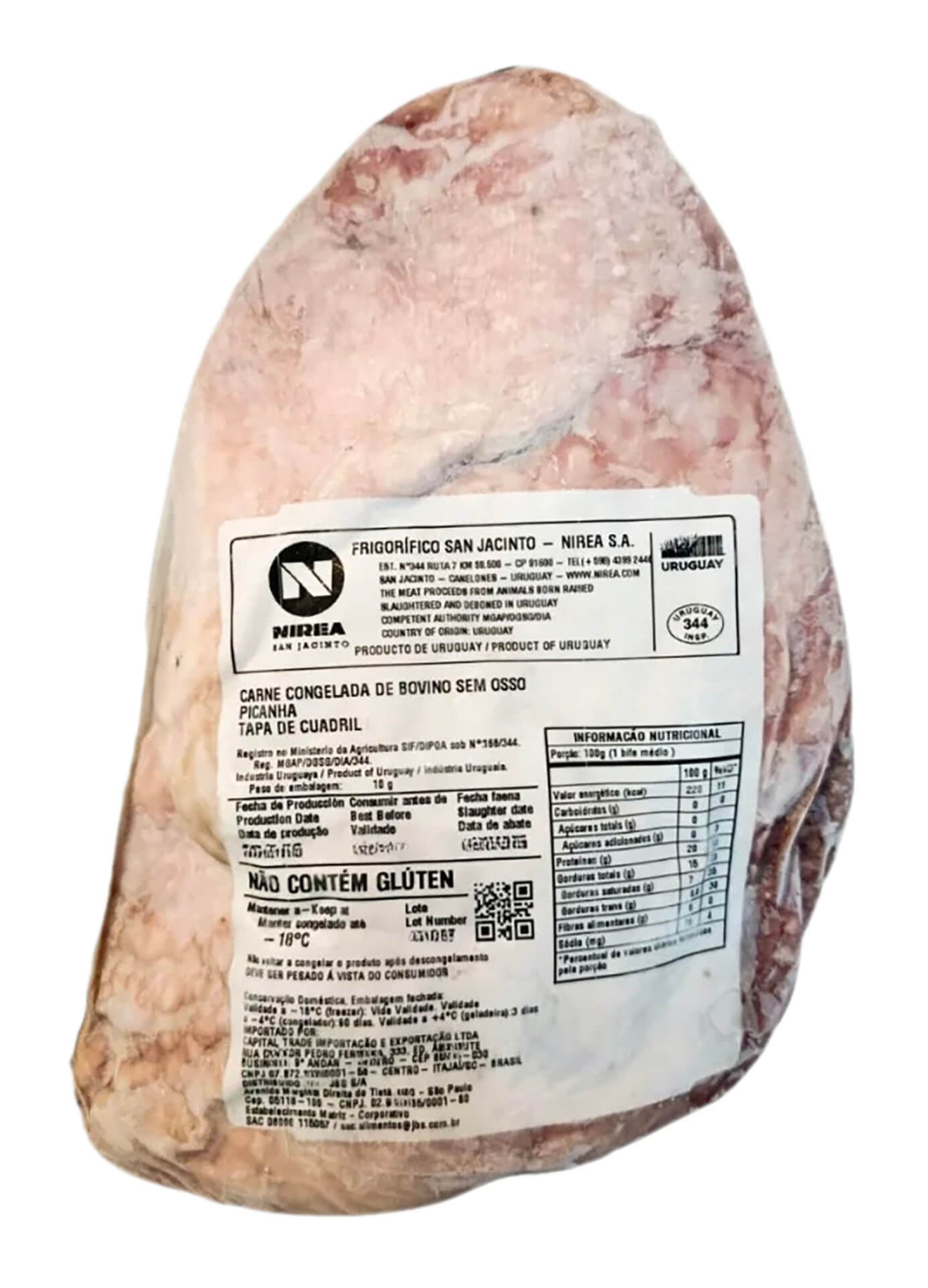 Novilho Picanha Uruguai Congelada V�cuo