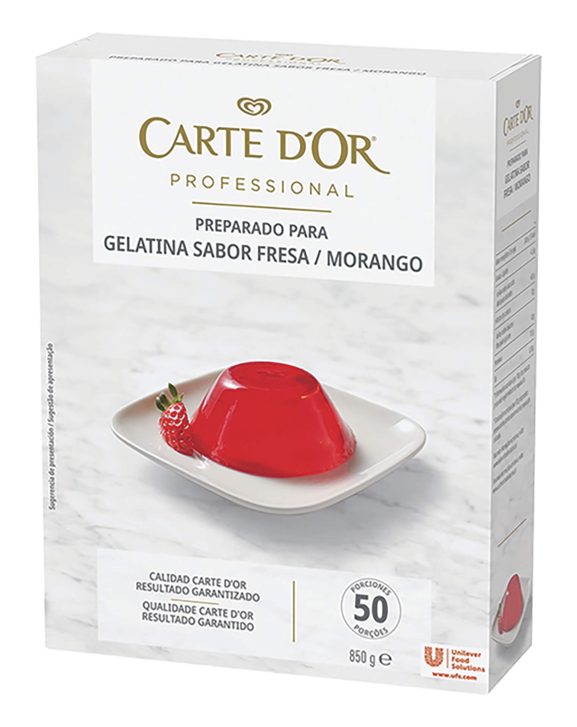 Gelatina Morango Carte D`Or 6x850 g