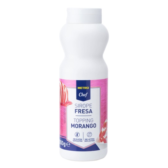 Topping Liquido Morango METRO Chef 1 kg