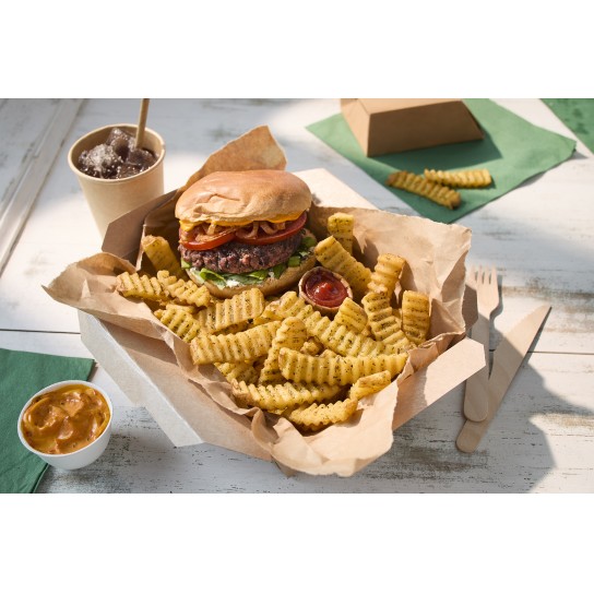 Batata Crinkers c/ Pele Ervas Congelada Mccain 4x2,5Kg