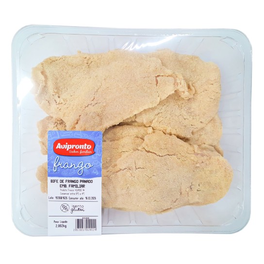 Frango Bife Panado Fresco Bandeja