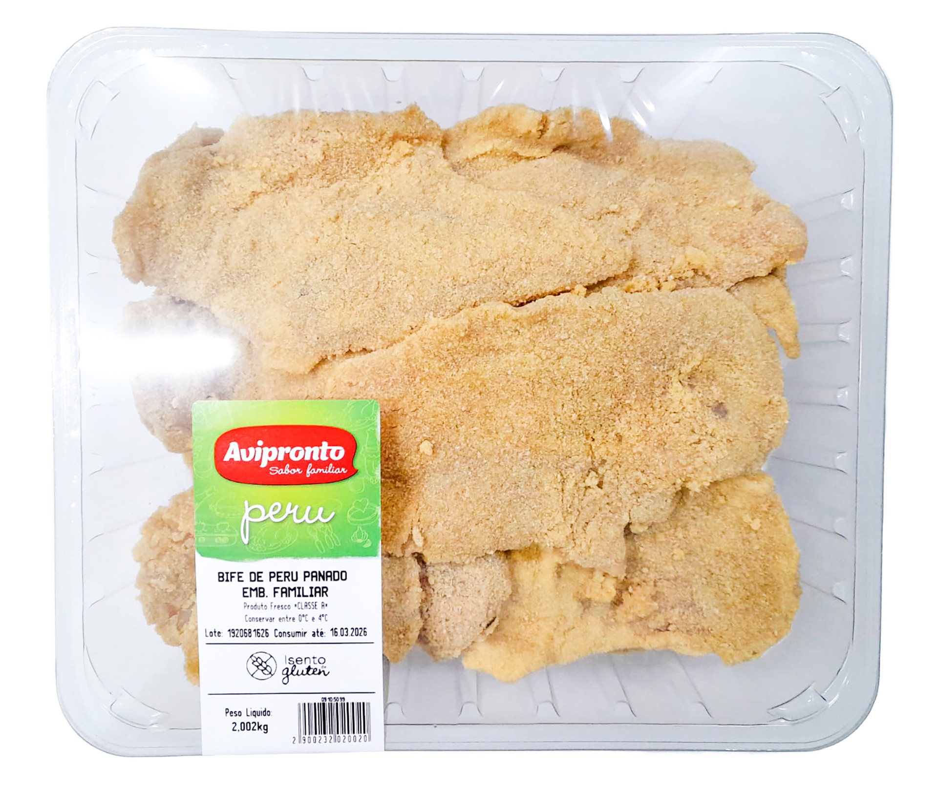 Peru Bife Panado Fresco Bandeja