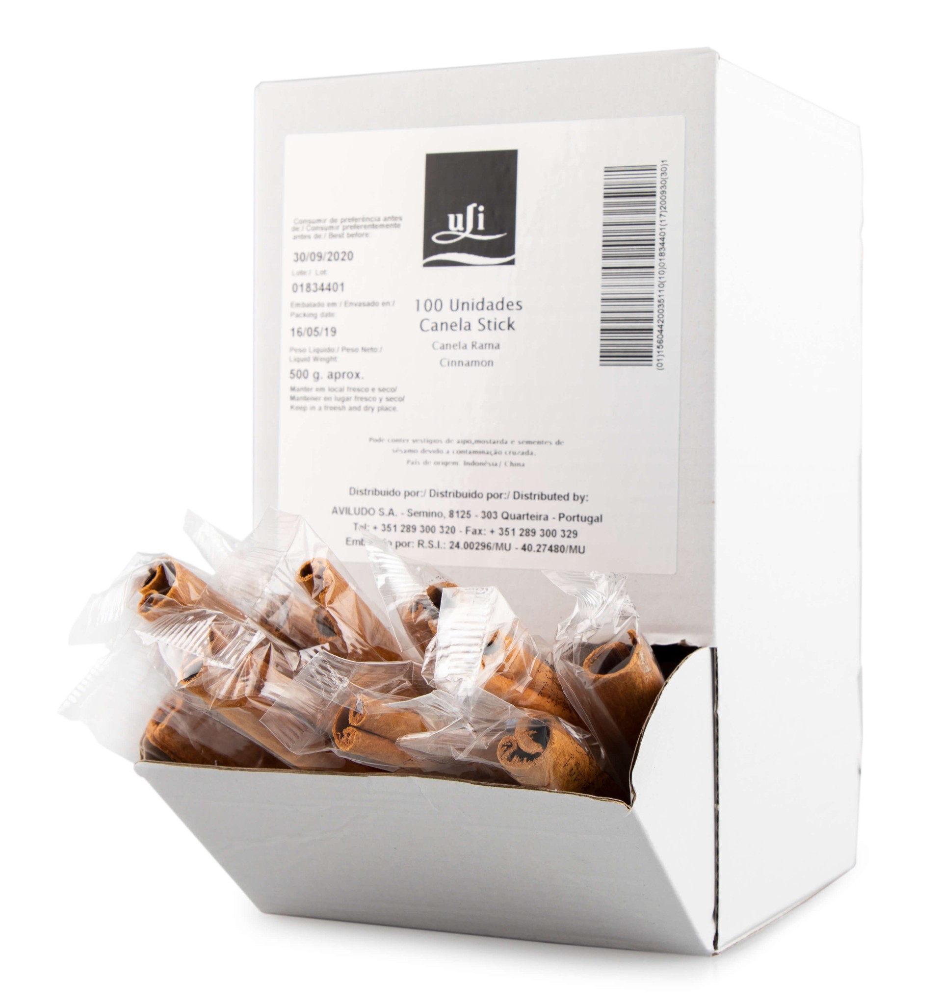 Canela Pau Doses Uli 100 Un