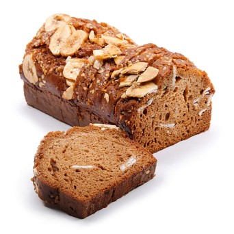 Bolo Banana Fatiado Congelado 25x75 g