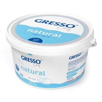 Iogurte Natural Gresso Chef 3 kg
