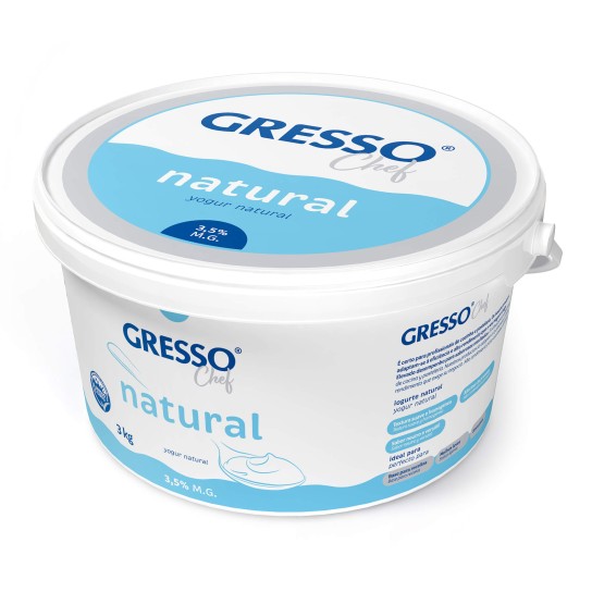 Iogurte Natural Gresso Chef 3 kg