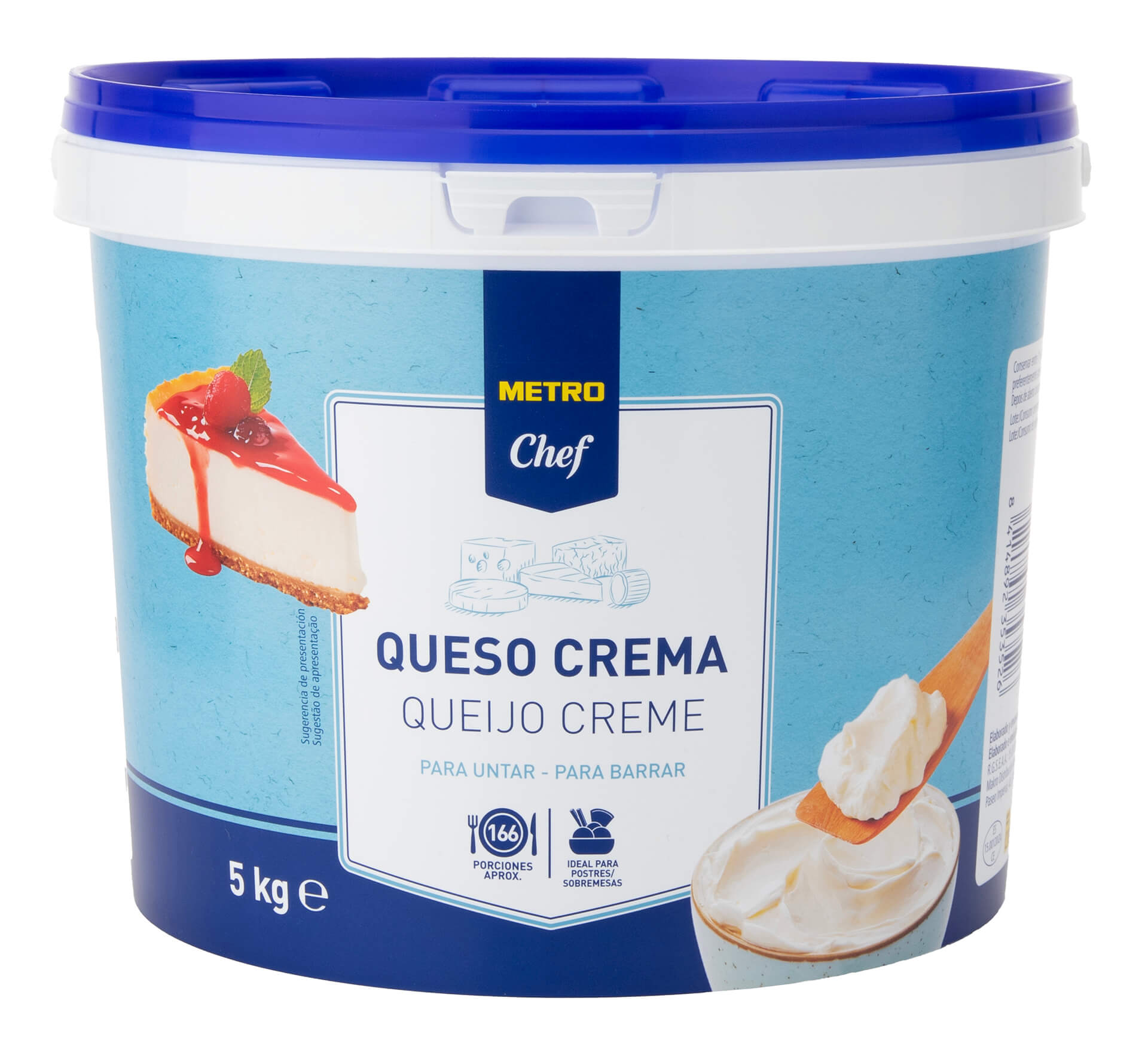 Queijo Creme Barrar METRO Chef Balde 5 kg