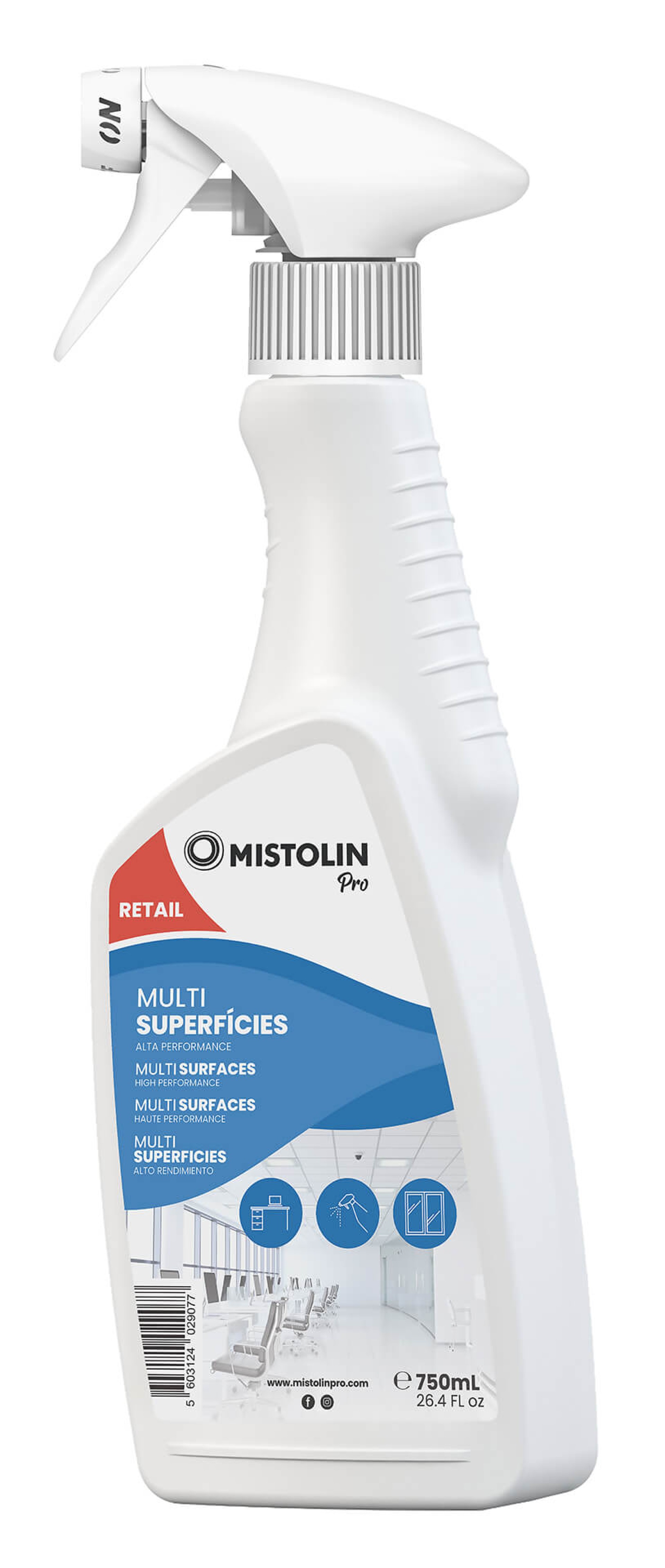 Multisuperficies Mistolin 6x750 ml Multisuperficies Mistolin 6x750 ml