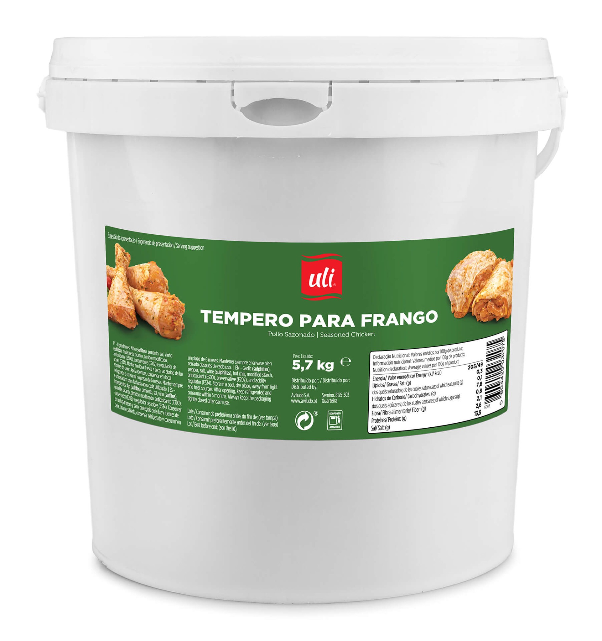 Tempero Frango Uli Balde 5,7 kg