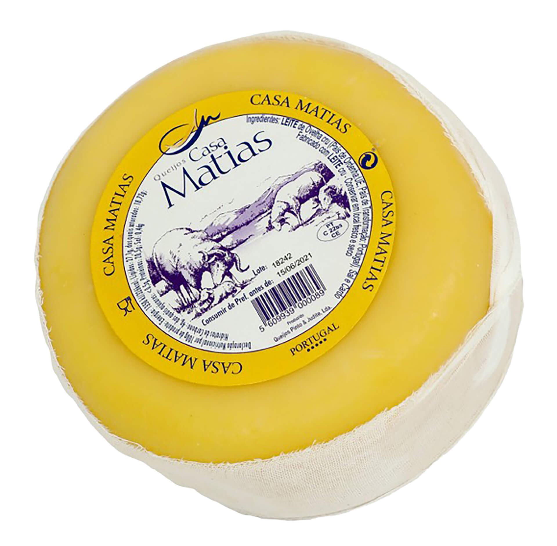 Queijo Ovelha Amanteigado Seia Casa Matias +/- 1 kg