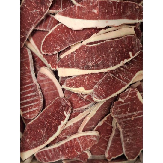 Bovino Picanha AA Fatiada Congelada Uli Avulso Cx +/- 5 kg