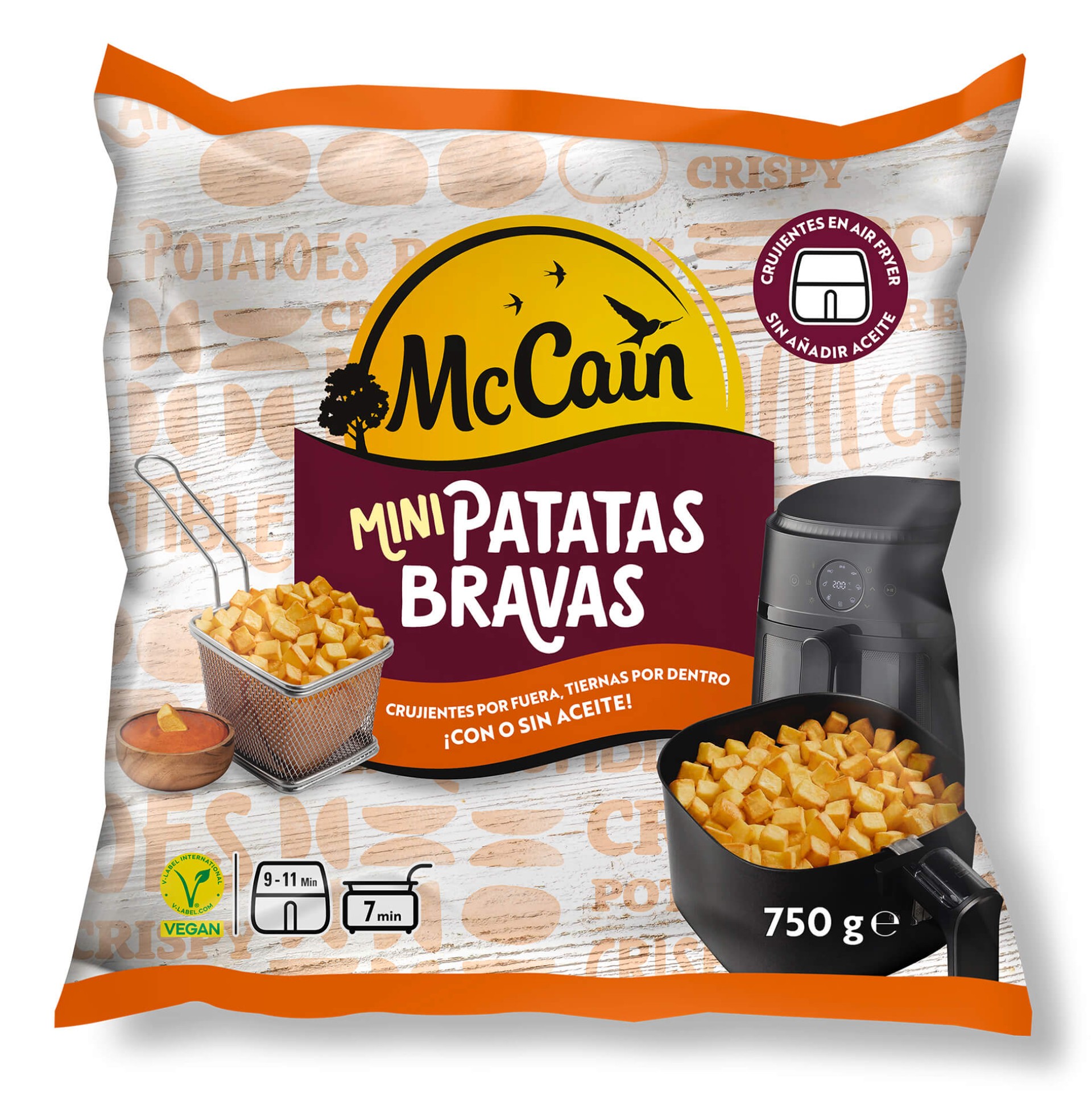 Batata Bravas Mini Congelada McCain 12x750 g