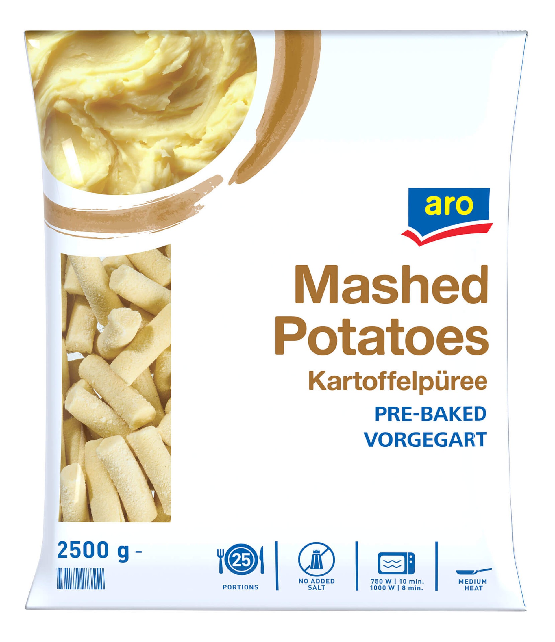 Puré Batata Congelado aro 4x2,5 kg Puré Batata Congelado aro 4x2,5 kg