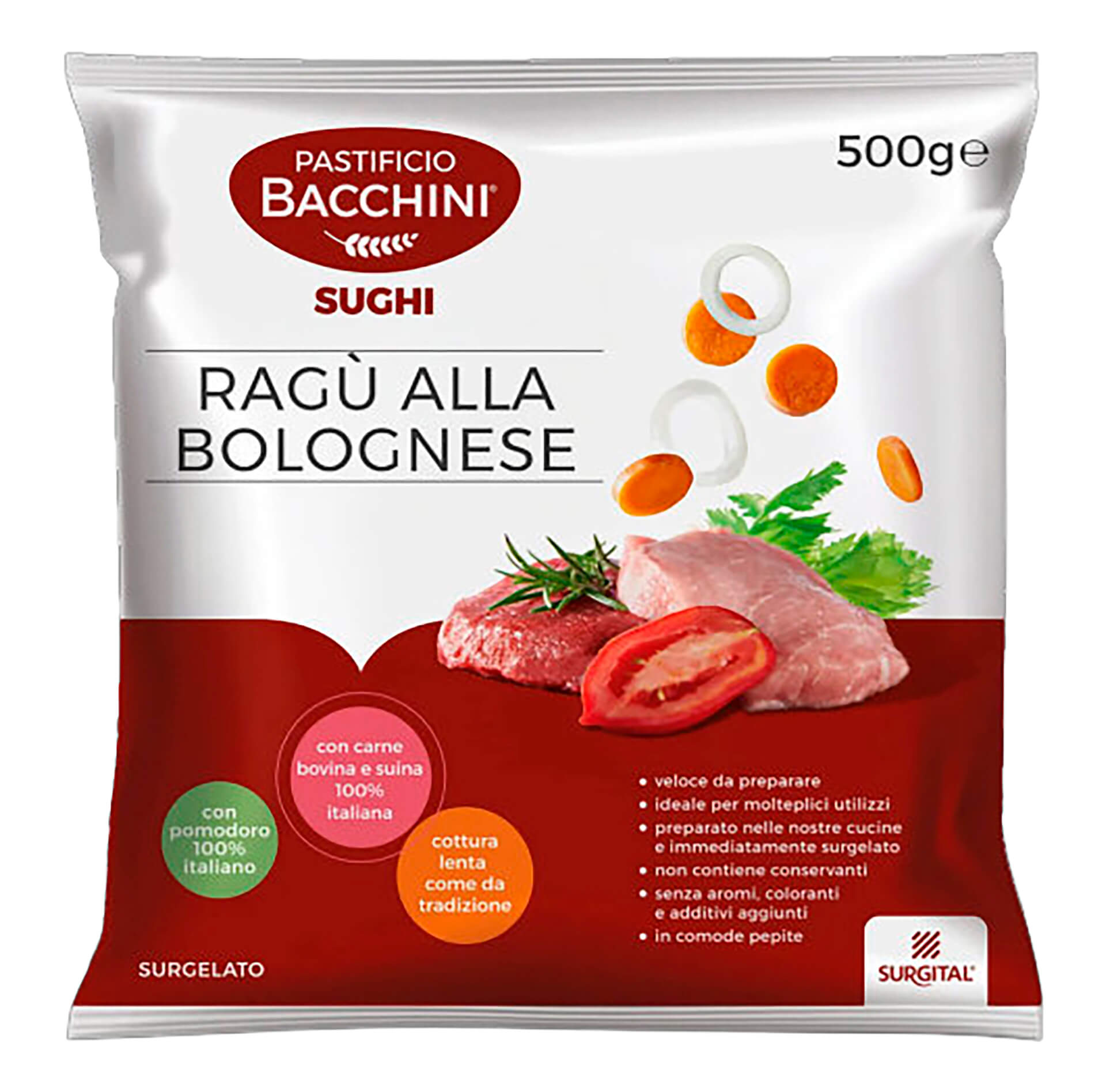 Molho Bolonhesa Congelado Sugosi 6x500 g
