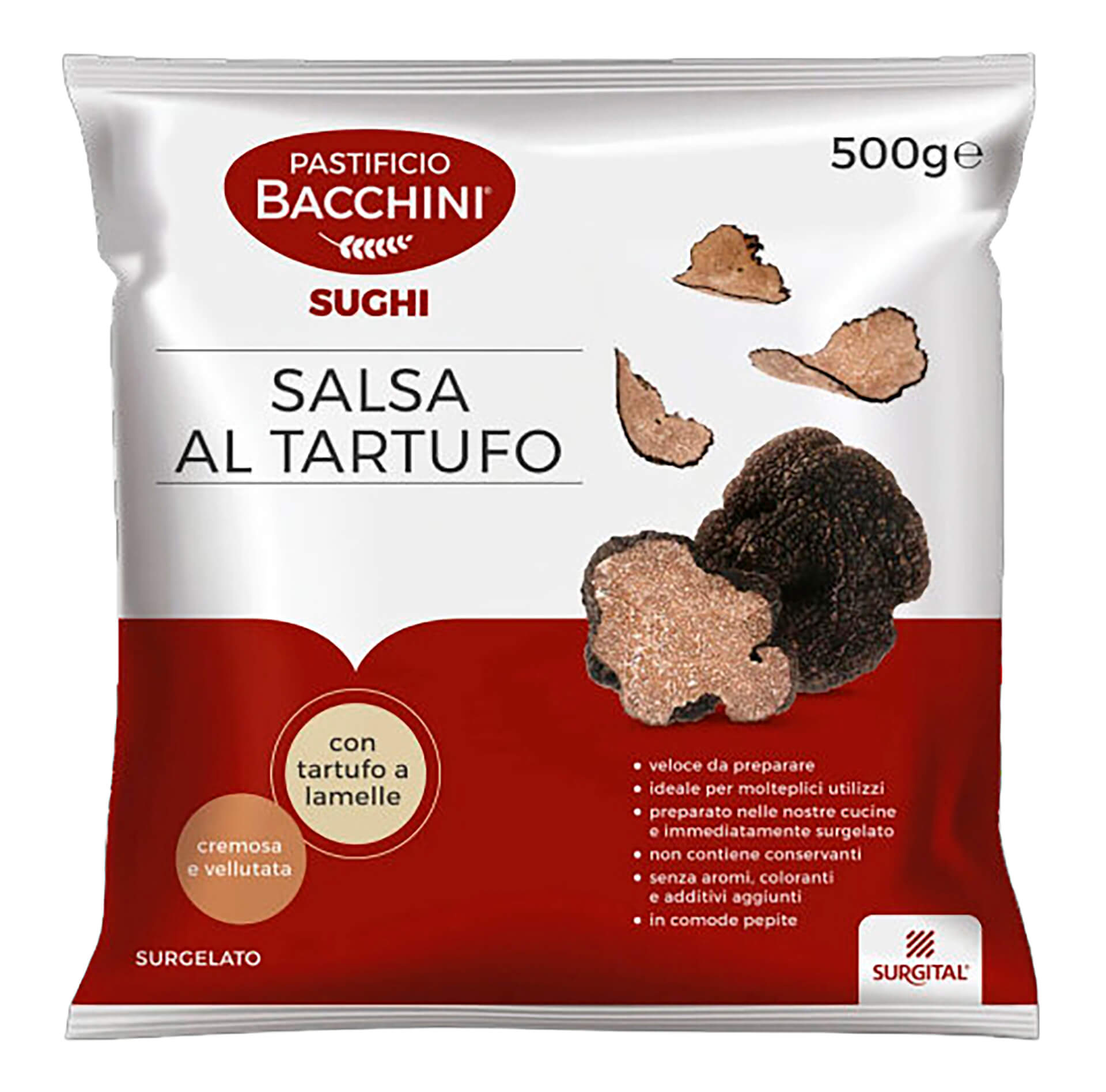 Molho Trufa Congelado Sugosi 6x500 g
