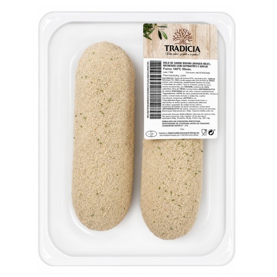 Bovino Rolo Carne Espinafres/Queijo Fresco