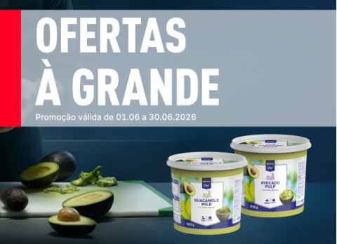 Oferta à Grande Guacamole e Polpa de Abacate - 01.06 a 30.06.2026 Oferta à Grande Guacamole e Polpa de Abacate - 01.06 a 30.06.2026