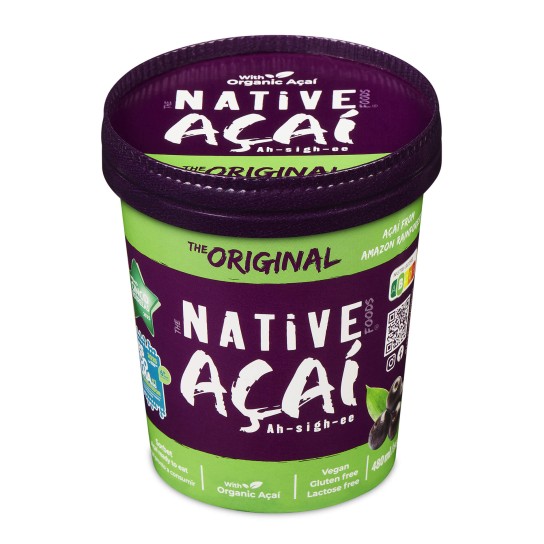 Sorbet Açaí c/ Guaraná Congelado 8x480 ml Sorbet Açaí c/ Guaraná Congelado 8x480 ml