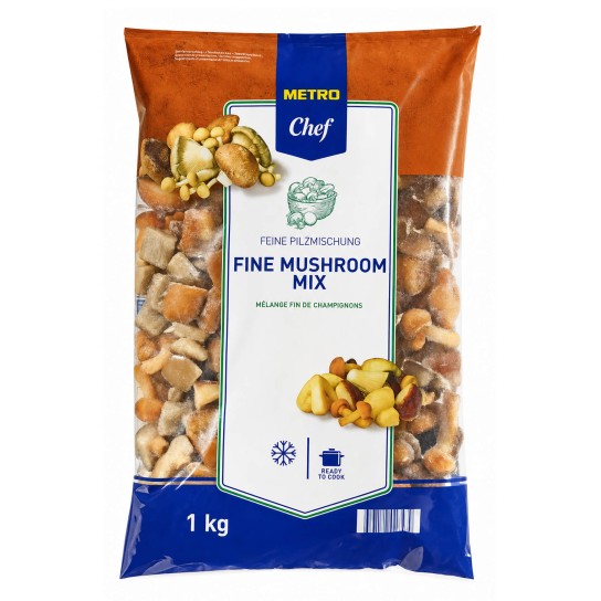 Mistura Cogumelos Congelados METRO Chef 6x1 kg Mistura Cogumelos Congelados METRO Chef 6x1 kg