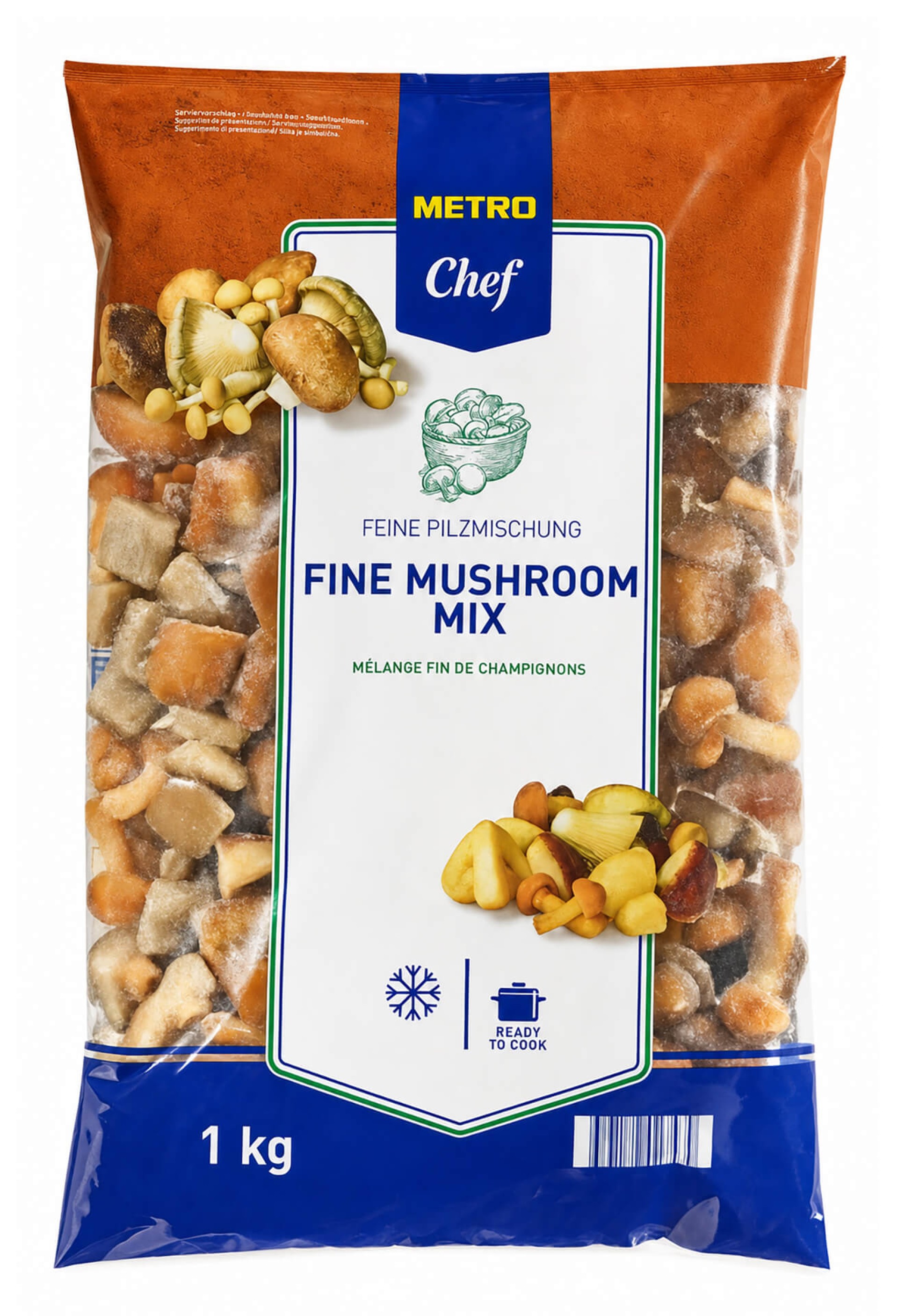 Mistura Cogumelos Congelados METRO Chef 6x1 kg