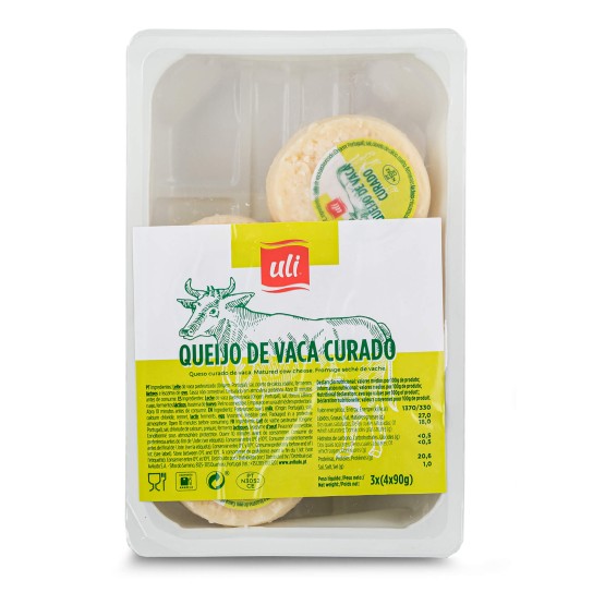 Queijo Vaca Curado Uli 4x90 g Queijo Vaca Curado Uli 4x90 g