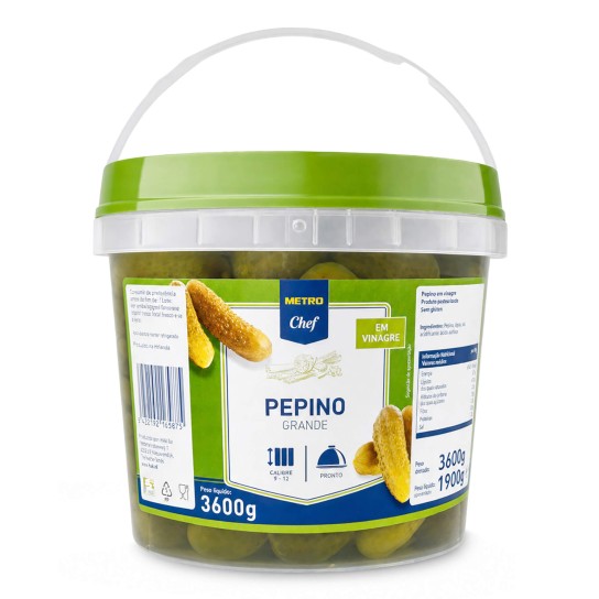 Pepino Vinagre Grande METRO Chef Balde 3,6 kg