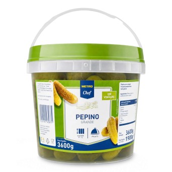 Pepino Vinagre Grande METRO Chef Balde 3,6 kg