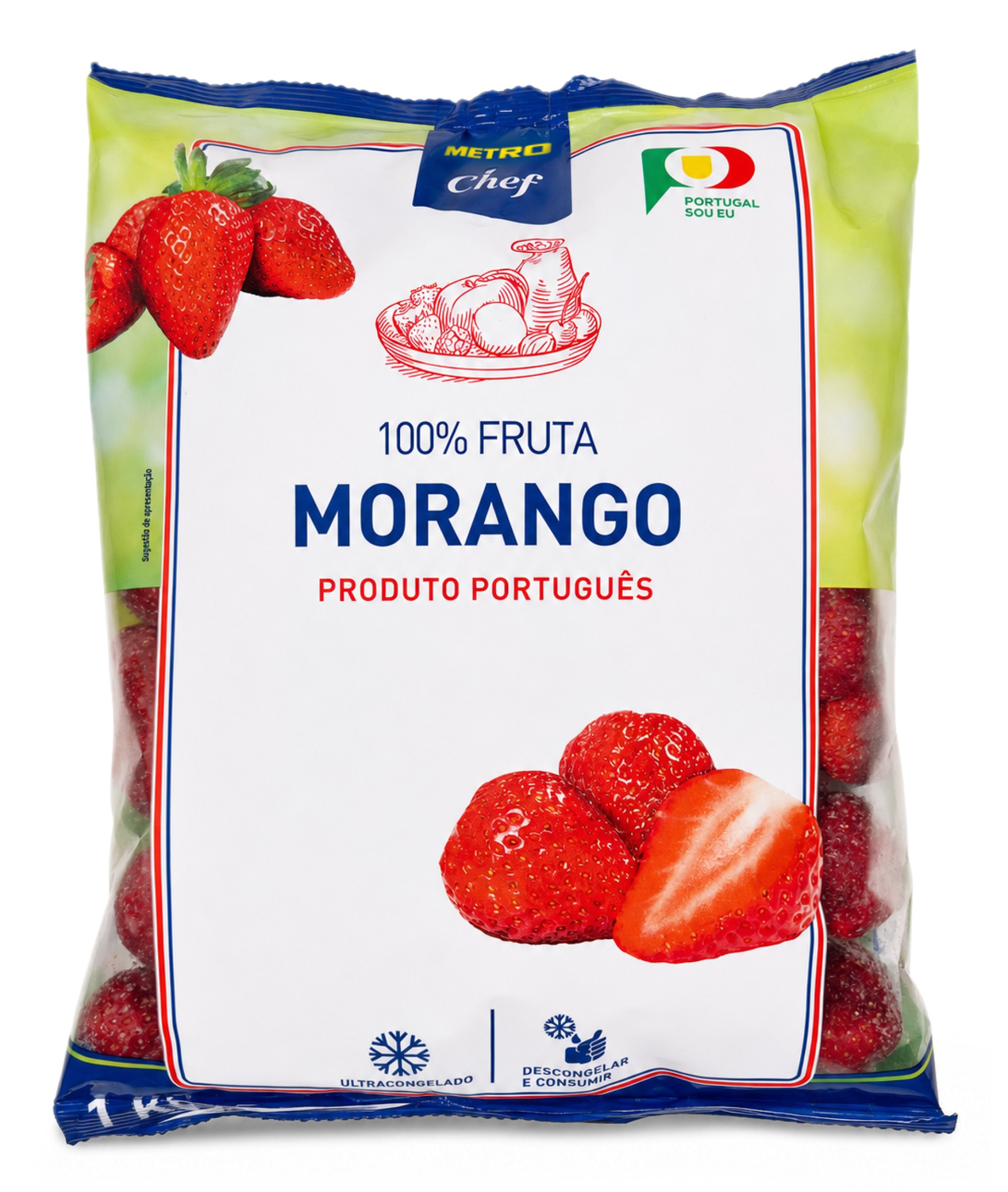 Morangos Congelados METRO Chef 7x1 Kg