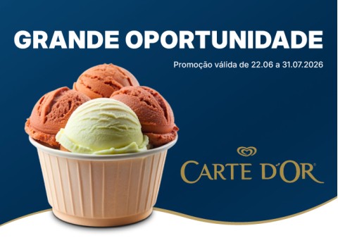 Grande Oportunidade - Gelados Carte D'Or Grande Oportunidade - Gelados Carte D'Or