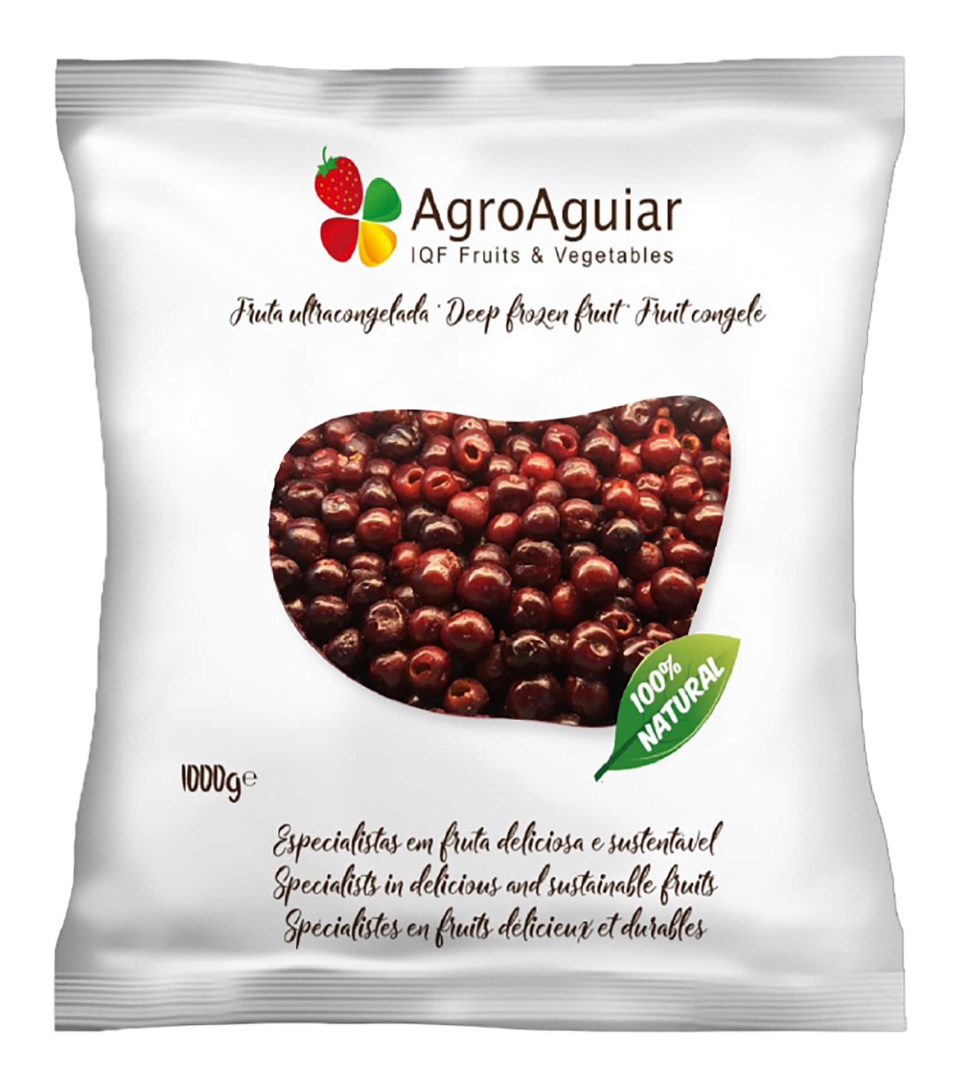 Cerejas s/ Caroço Congelado AgroAguiar 10x1 kg Cerejas s/ Caroço Congelado AgroAguiar 10x1 kg
