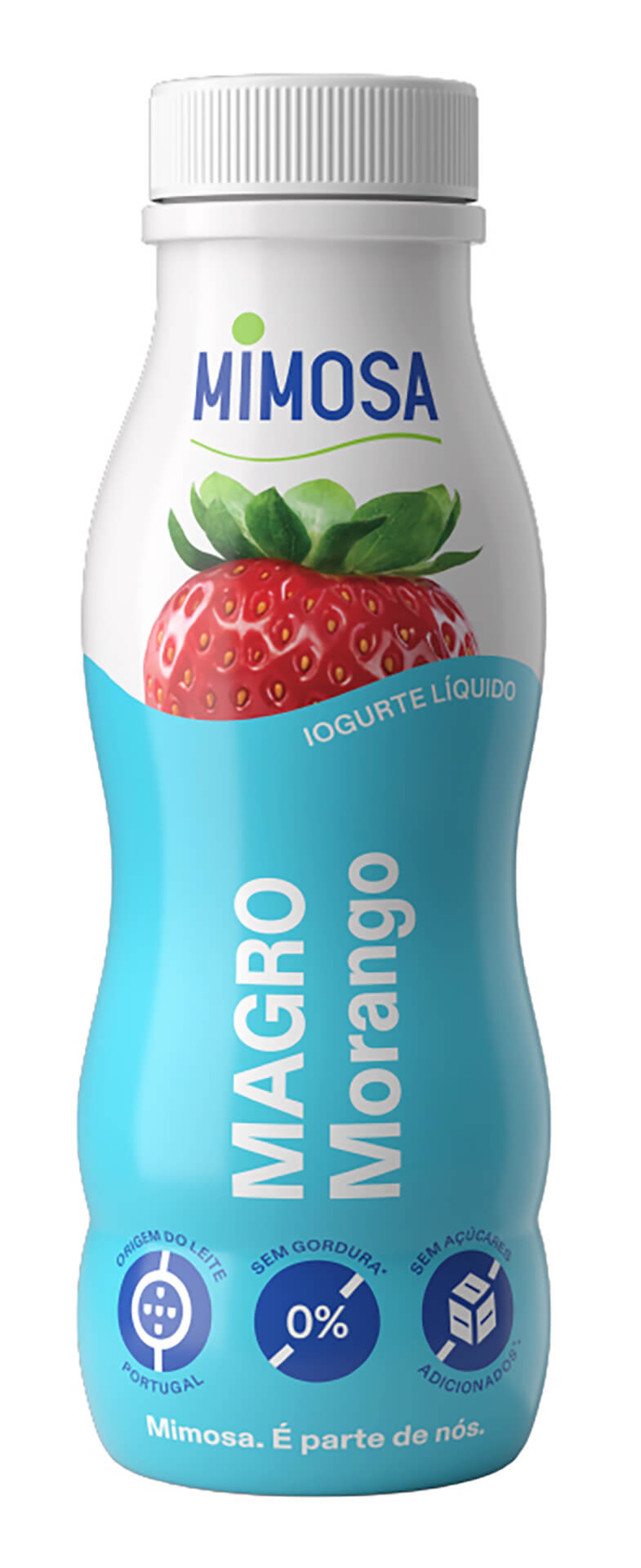 Iogurte L�quido Morango Magro Mimosa 24x151 ml