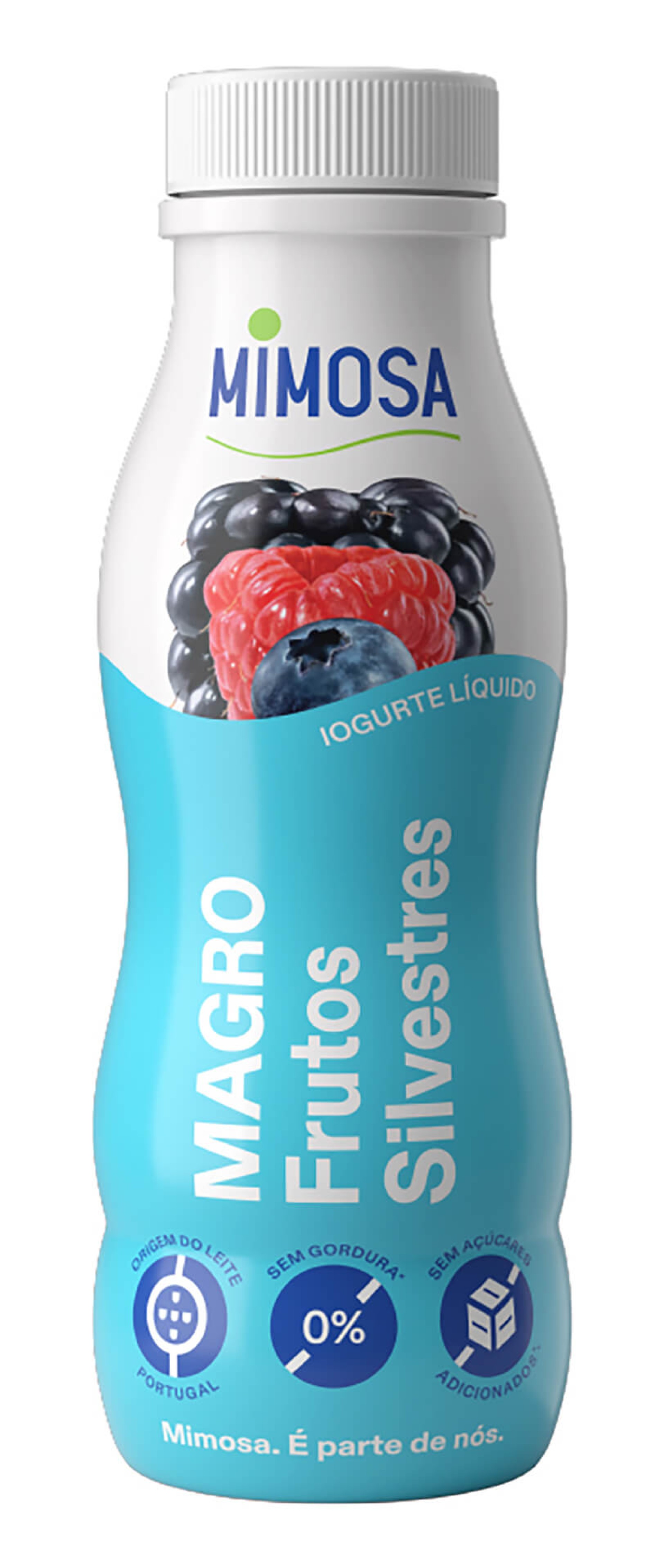 Iogurte Líquido Frutos Silvestres Magro Mimosa 24x151 ml Iogurte Líquido Frutos Silvestres Magro Mimosa 24x151 ml