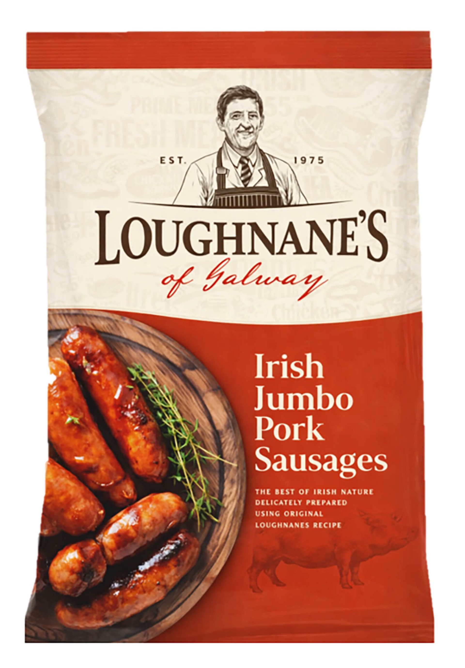 Salsicha Jumbo Congelado Loughanes 15x750 g Salsicha Jumbo Congelado Loughanes 15x750 g