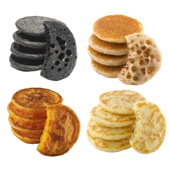 Mini Blinis Mix Sabores Congelados Le Monde Des Crêpes 240X5 g Mini Blinis Mix Sabores Congelados Le Monde Des Crêpes 240X5 g