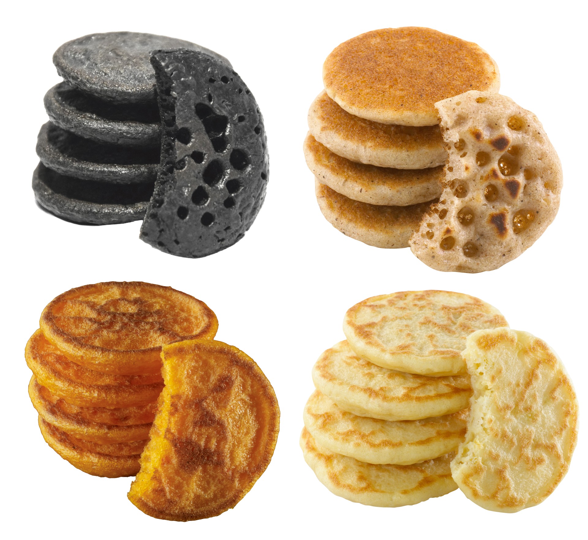 Mini Blinis Mix Sabores Congelados Le Monde Des Crêpes 240X5 g Mini Blinis Mix Sabores Congelados Le Monde Des Crêpes 240X5 g