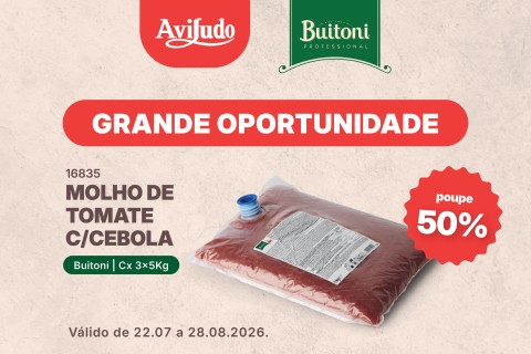 Grande Oportunidade - Molho de Tomate Buitoni