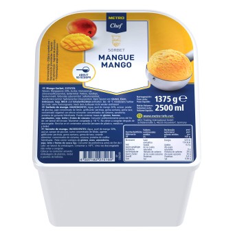 Sorbet Manga Congelado METRO Chef 2,5 l