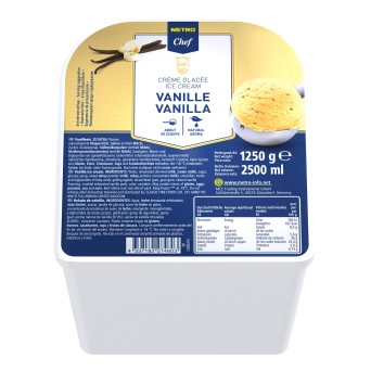 Gelado Baunilha Congelado METRO Chef 2,5 l