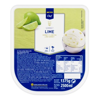 Sorbet Lima Congelado METRO Chef 2,5 l