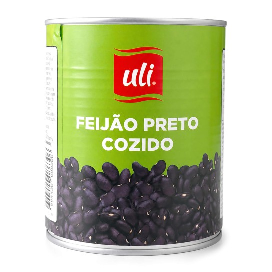 Feijão Preto Cozido Uli 6x2,5 kg Feijão Preto Cozido Uli 6x2,5 kg