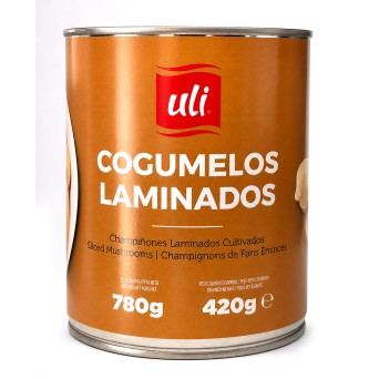 Cogumelos Cortados Uli Lata 12x780 g