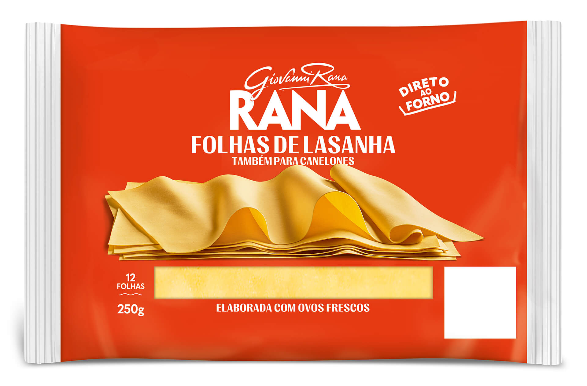 Massa Folhas Lasanha Fresca Rana 8x250 g Massa Folhas Lasanha Fresca Rana 8x250 g
