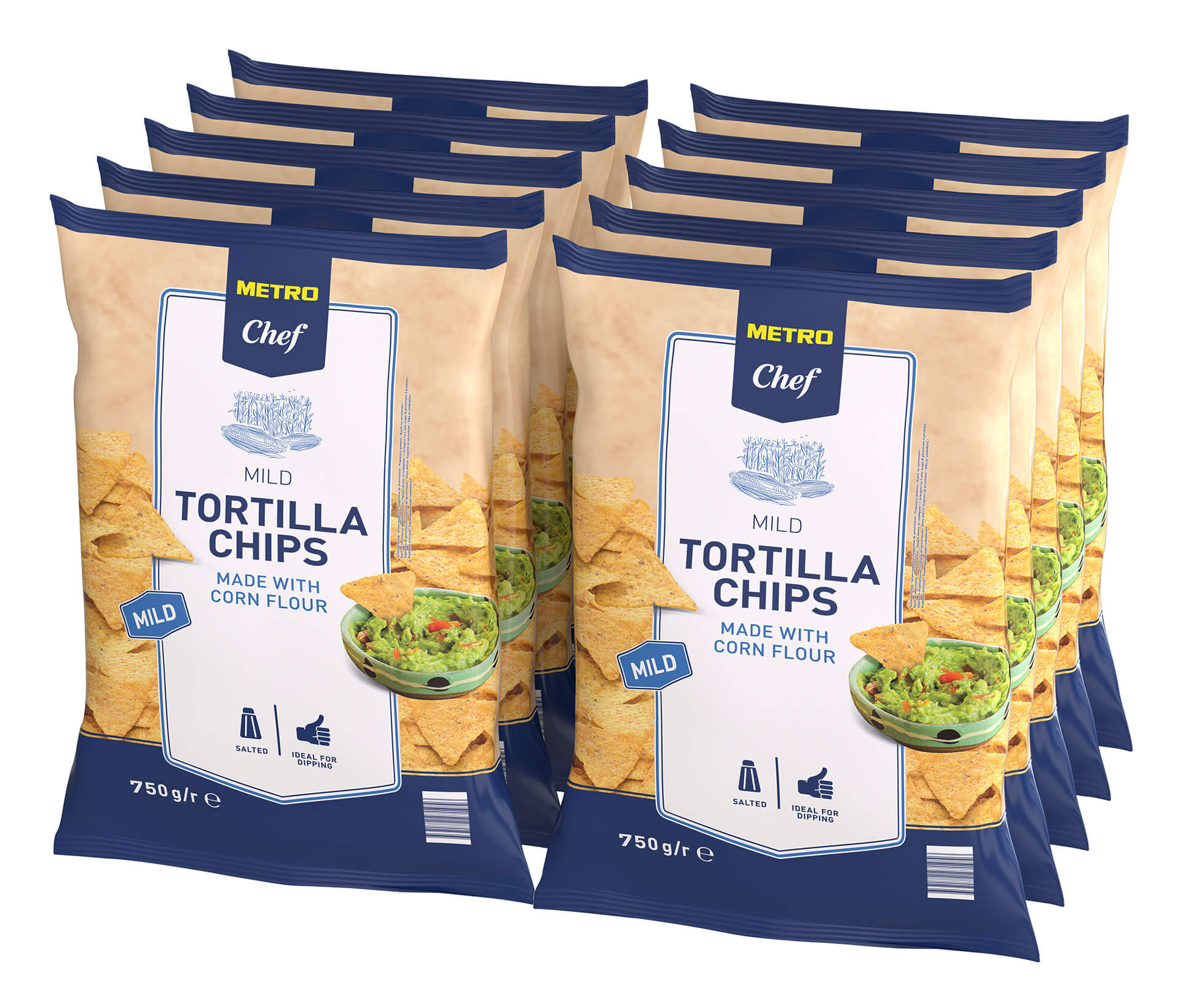 Nachos Chips Milho METRO Chef 10x750 g Nachos Chips Milho METRO Chef 10x750 g