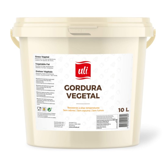Gordura Vegetal Uli 1x10 l Gordura Vegetal Uli 1x10 l