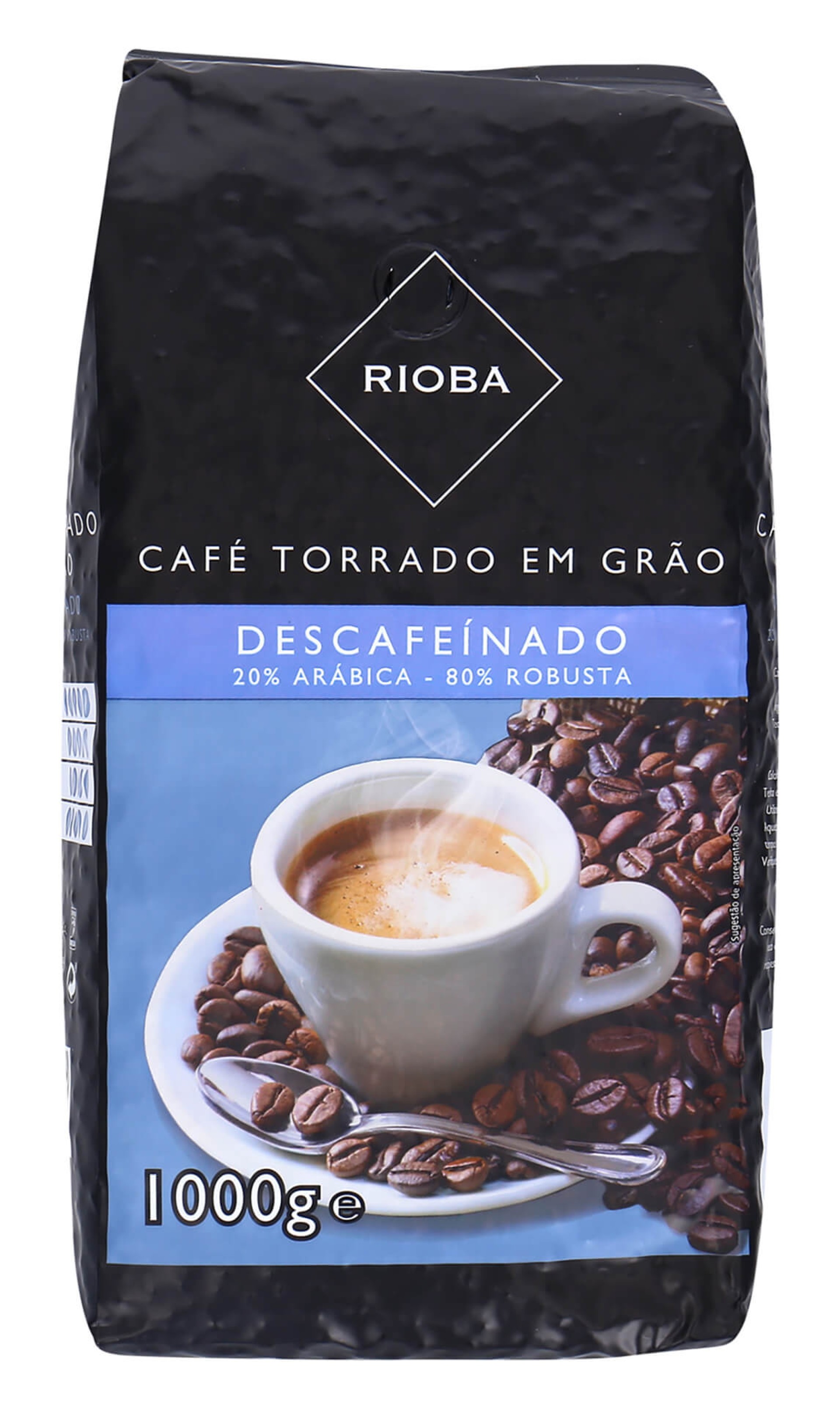 Café Grão Descafeinado RIOBA 1 kg Café Grão Descafeinado RIOBA 1 kg