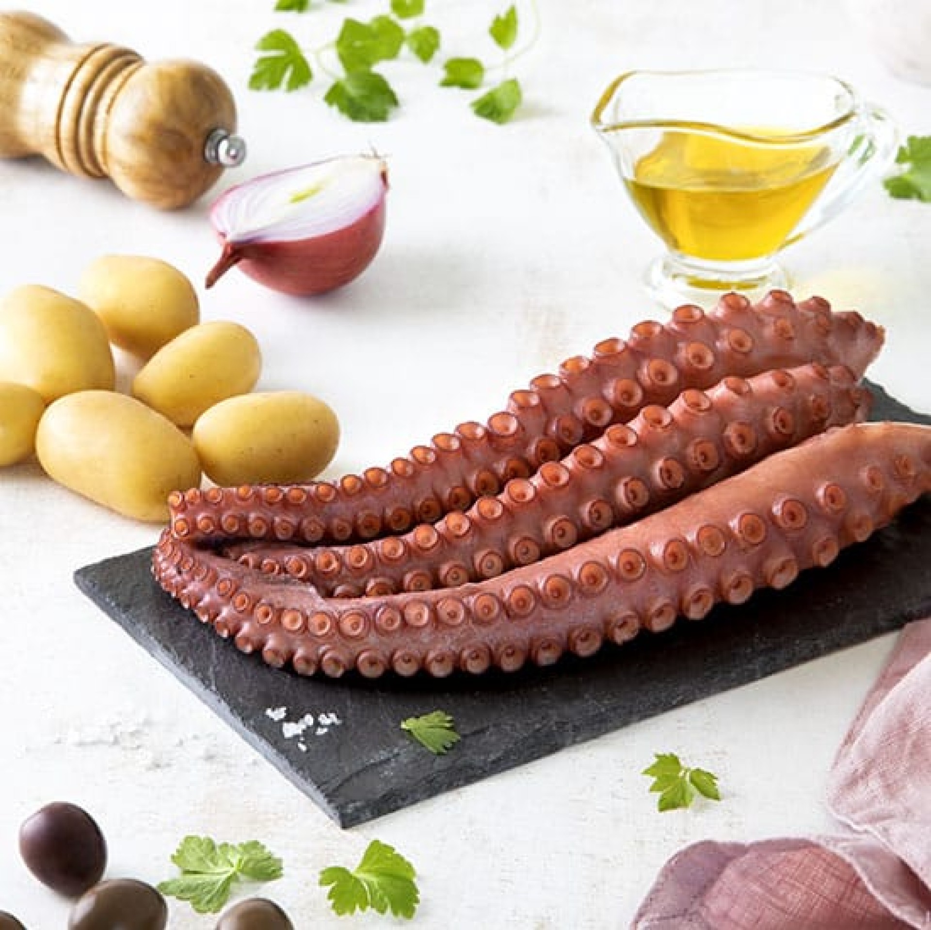 Polvo Cozido Tentáculos 100/150 g Congelado 3x1 kg Polvo Cozido Tentáculos 100/150 g Congelado 3x1 kg