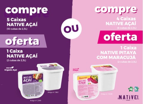 Oferta A�a� (5+1) ou (4+1) - Native01.10 a 31.10.2026
