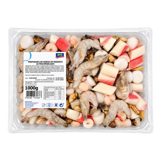 Preparado p/ Mariscada Congelado aro Cx 6x1 k Preparado p/ Mariscada Congelado aro Cx 6x1 k