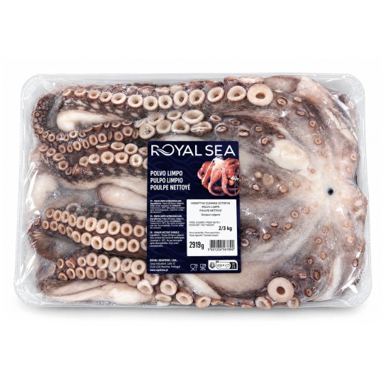 Polvo 2000/3000 g Congelado Royalsea Cx +/-12,5 kg Polvo 2000/3000 g Congelado Royalsea Cx +/-12,5 kg